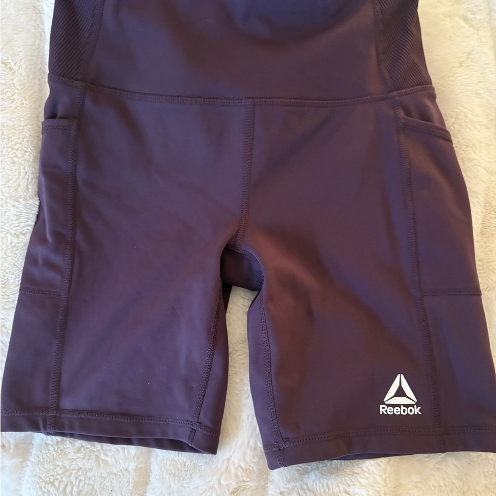 Reebok Women's Dark Purple Gym Shorts